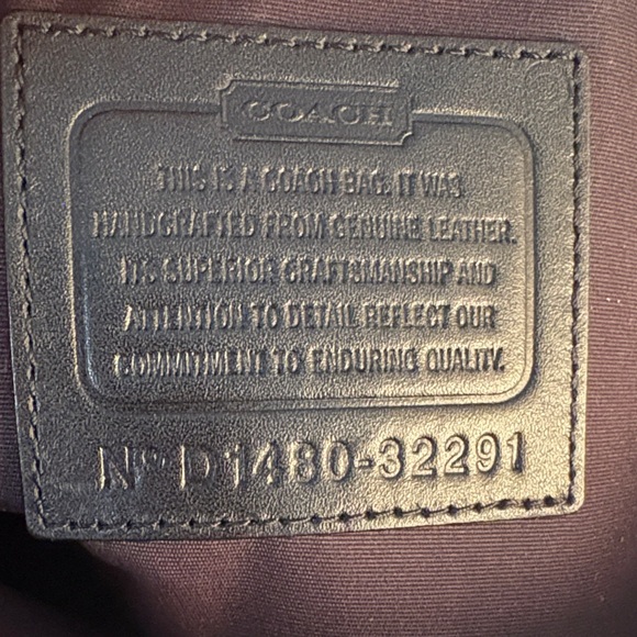 Coach Burgundy Satchel - Picture 11 of 11